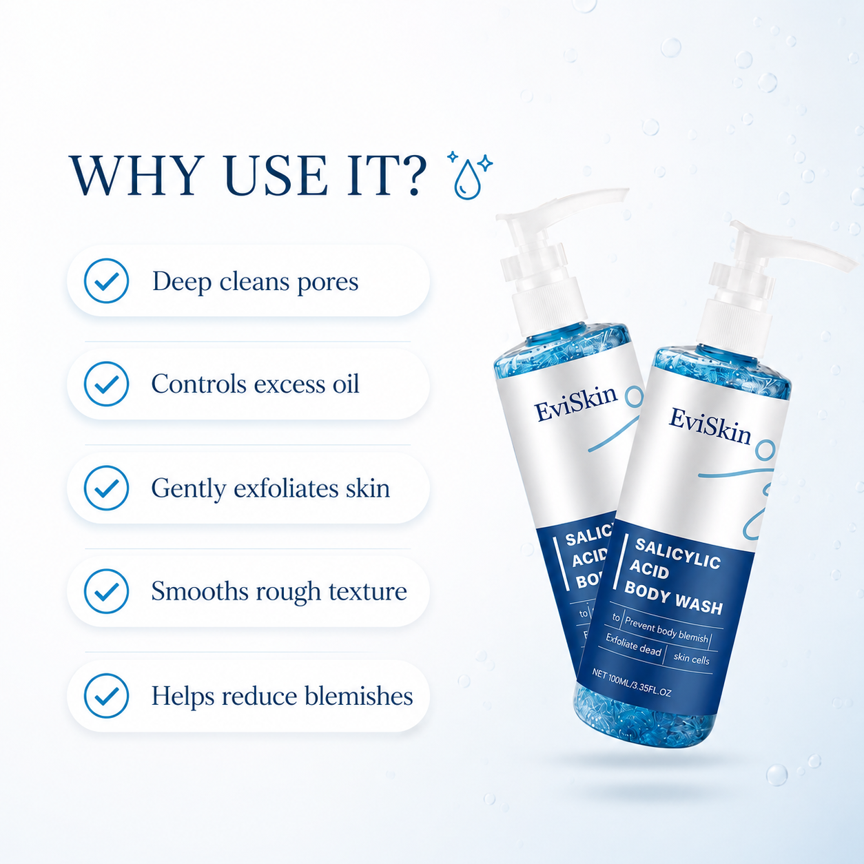 Salicylic Acid Shower Gel