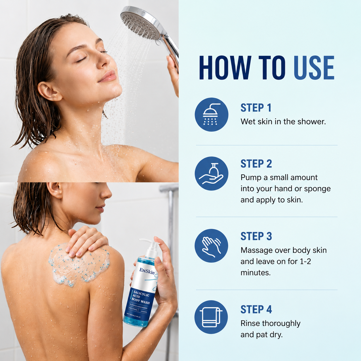 Salicylic Acid Shower Gel